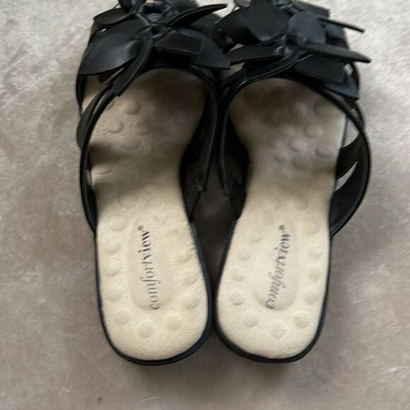Comfortview Sz 8.5 Floral Sandals Comfy!!! LN! - Picture 3 of 10